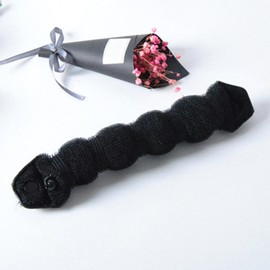 Bun Maker Hair Tool, Women Multipurpose Hair Bun Shaper, Reusable Hair Accessory for Ceremonies, Banquets, Black Bun Shaper for Makeup, Parties
