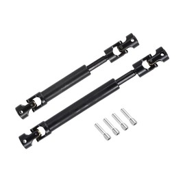 sourcing map 2Pcs 1/10 RC Drive Shaft CVD Drive Shafts Metal Universal Replacement Upgrade Parts for 1/10 RC Cars 90046 SCX10,95-130mm,118-170mm