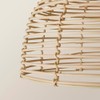 MiniSun MiniSun | Modern Cream Wicker Basket Style Ceiling Light