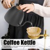 Pour Over Kettle 800ml Ergonomic Handle Rustproof Stainless Steel Anticorrosion