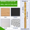Drywall Cut Out Bit Sabre Point HSS Cutout Router Bit
