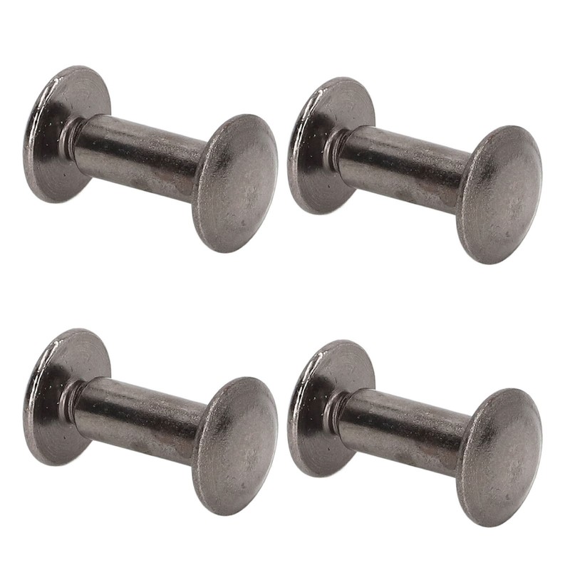 200 Sets Book Binding Screw Environmental Brass Metal Chicago Binding