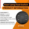 Aifeier ET 6-Pack Floor Lamp Pedal Switch, Lamp Push Button
