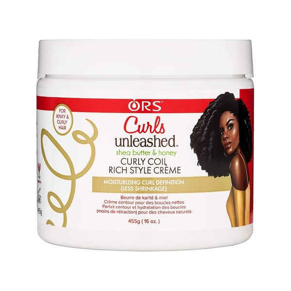 Curls Unleashed Shea Butter and Honey Curl Defining Creme 16 Ounce