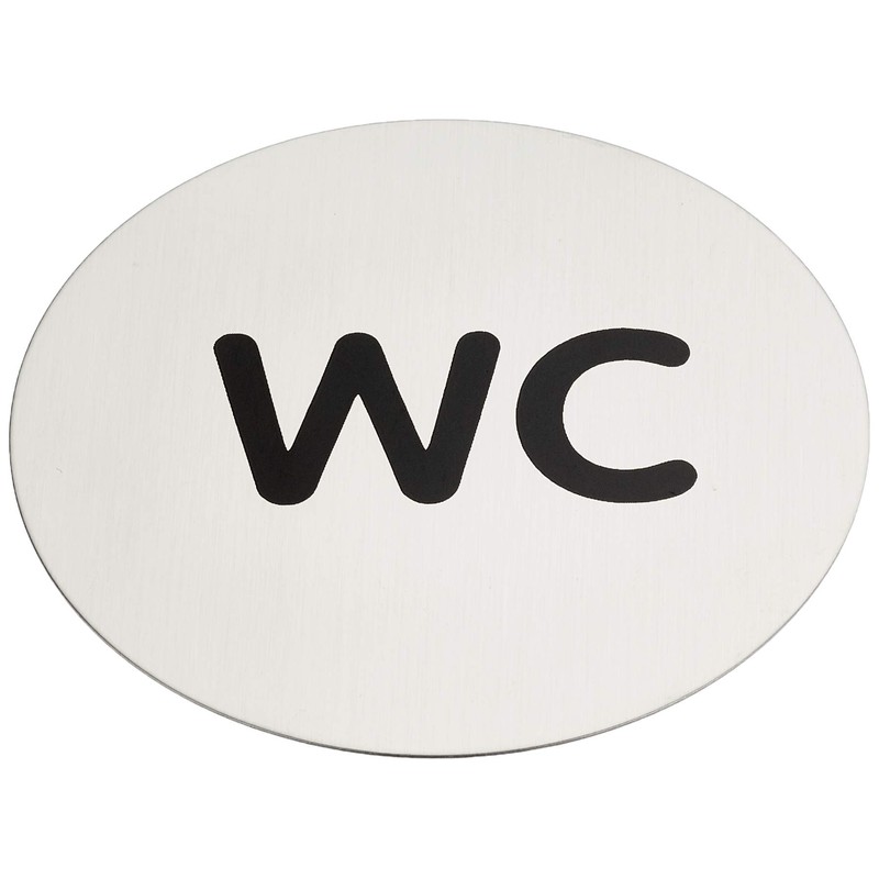 DURABLE Sign Plate Toilet/Washroom (WC)