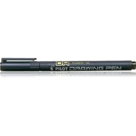 Pilot DR Drawing Pen 02 0.35 mm Tip - Black, Box of 12