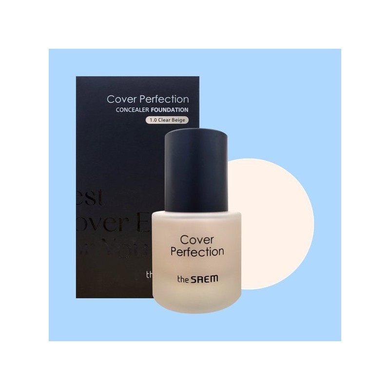 The Saem 더샘 커버 퍼펙션 컨실러 파운데이션 핸디 15ml 1.0