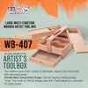 U.S. Art Supply Multi-Function Artist Tool Supply Box with Locking