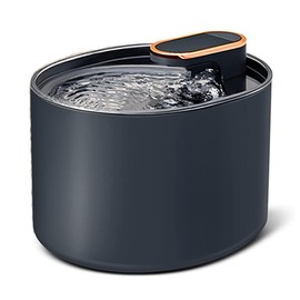 Pet Water Fountain Cat Dog Automatic Electric Sensor Drinking Dispenser Filter (Dark Blue, One Size)