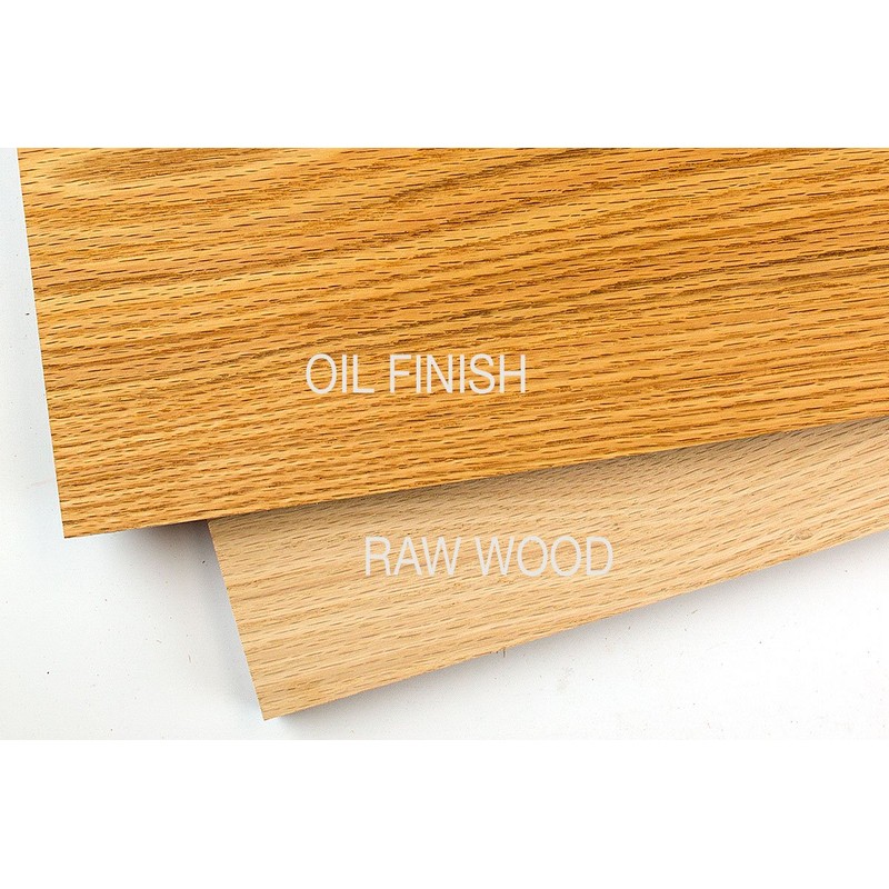 2 Red Oak Wood Lumber Boards Measuring 1/4" x 4"