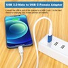 AreMe USB to USB C Adapter (6 Pack), USB C