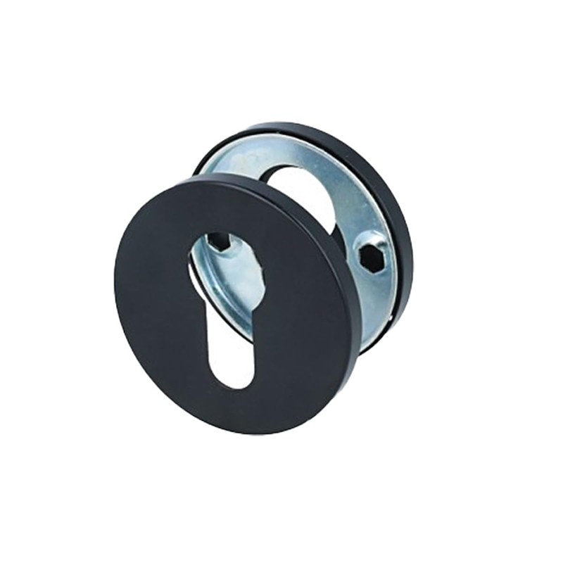 MS Beschläge Key Escutcheon, Door Rosette Black Made of Stainless