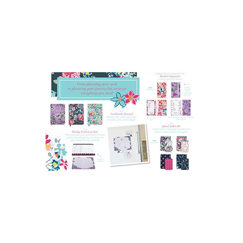 Vera Bradley Small Journal Pretty Posies One Size