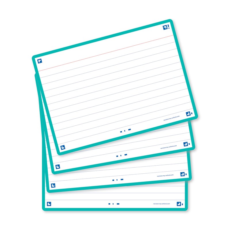Oxford Flash 2.0 Index Cards A6, Flashcards, 105 x 148