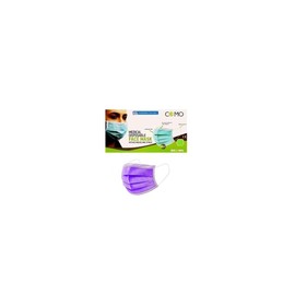 COMO Medical Disposable Face Mask 3ply Made in Greece 50pcs Purple Color