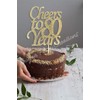 Cheers to 80 Years - Decoración para tarta