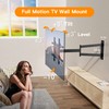 33’’ Extension Long Arm Single Stud Corner TV Mount, Full
