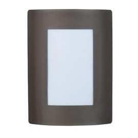 Maxim Lighting 64332WTBZ View-9W 1 LED Outdoor Wall Lantern-9 Inches Wide by 10.75 inches high, Finish Color: Bronze