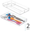 iDesign 4-Section Stackable Makeup Drawer Organizer for Cosmetics and Toiletries