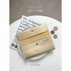 HERDES Women's Long Wallet, Brand, Large Capacity, Easy to Use,