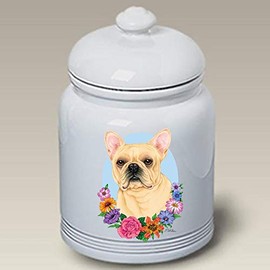 French Bulldog Cream - Best of Breed Ceramic Doggie Treat Jar