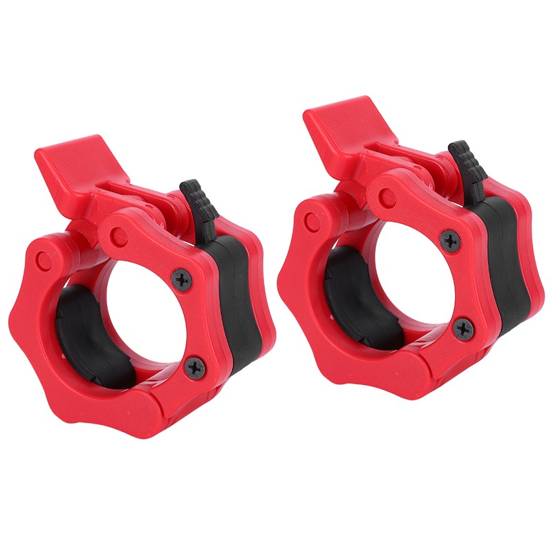 2Pcs Plastic Safe Lock Collars Clip Buckle Weightlifting Barbell Dumbbell