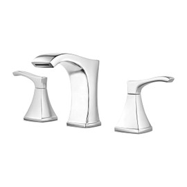 Pfister Venturi Bathroom Sink Faucet, 8-Inch Widespread, 2-Handle, 3-Hole, Polished Chrome Finish, LF049VNCC