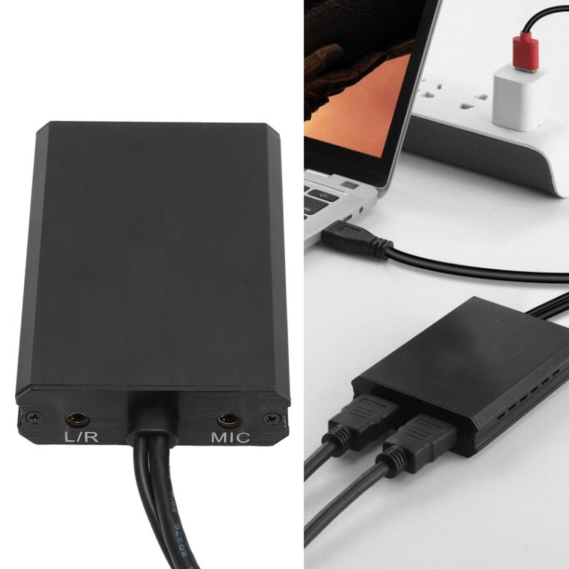Aluminum Alloy 4K 60Hz Displayport USB 3.0 to Dual HD