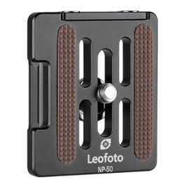 LEOFOTO Quick Release Plate NP-50 with Prism Rail Compatible with Arca Swiss Tripod Head