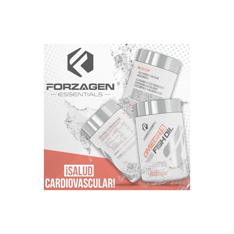 Forzagen | Suplemento Alimenticio Fish Oil | 2 g de