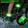 LED Armband Rechargeable, 2Pcs High Visibility Running Gear for Night