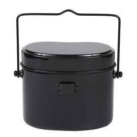 Oi Metal Swiss Style Rice Bowl with Handle, 4 Cook Outdoors, Emergency Use