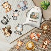 12 Pcs Woodland Animals Table Centerpiece, Cute Animals Baby Shower