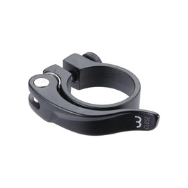 BBB BSP-87 Lightweight Aluminum Seatpost Clamp Smooth Lever 1.3 inches (34.9 mm), Black