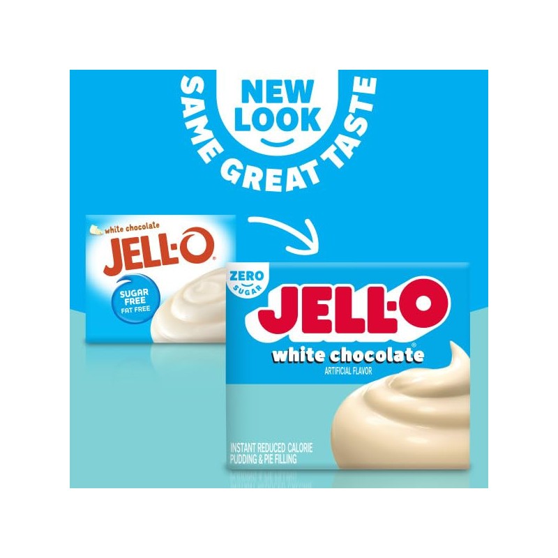 Jell-O Sugar Free Double Delight Pudding Mix – Chocolate Fudge