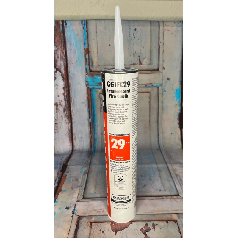 GrabberGard IFC Intumescent Fire Caulk 29oz RED