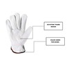Strongarm Premium Goatskin Leather Welding & Work Gloves, for Welding,
