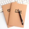 ZZTX ZZTX 4 Pack Blank Kraft Notebooks, Blank Paper Sketchbooks
