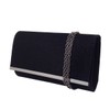 Glittering Evening Clutch, Black