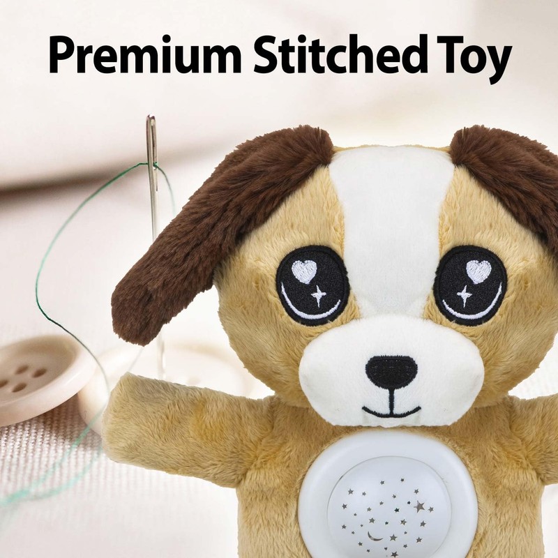 VFM - Dog Plush Sky Projector Night Light 9"