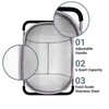 Makerstep Over the Sink Colander Strainer Basket Stainless Steel, For