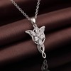 Arwen Evenstar Necklace for Women Cubic Zirconia, Elvish Jewelry for