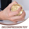 CIYODO Fidget Coin Slider Toy Brass Metal Decompression Slider for