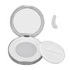 Shanrya Refillable Loose Powder Compact, HD Mirror Compact Powder Compact