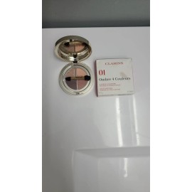 Clarins Ombre 4 Couleurs Eyeshadow Gradation Long Lasting 0.1 OZ - CHOOSE SHADE - 02 Rosewood Gradation