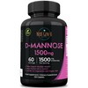 D-Mannose 1500 mg Health Food Supplement 120 Vegan Caplets, Helps