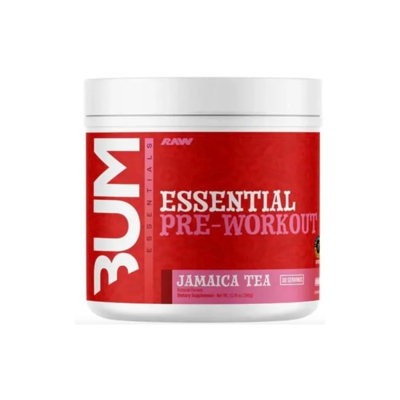 Raw Cbum Essential Pre Workout Pre Entrenamiento 30 Servicios Sabor