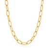 FILMOON Gold Chain Necklace Chunky Gold Plated Link Necklace for