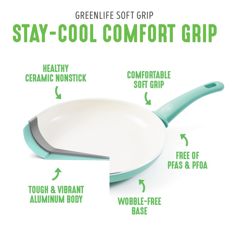 GreenLife 16.5” x 12” Healthy Ceramic Nonstick Roasting Pan with