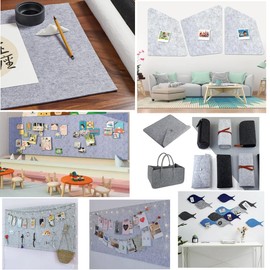 EDGEAM Felt, Felt Fabric Felt Sold by the Metre 30 cm x 300 cm x 3 mm Felt Roll Felt Mat Decorative Felt for DIY Felt Underlay Pocket Felt Storage Bag Sewing Embroidery Felt for Crafts (Dark Grey, 30